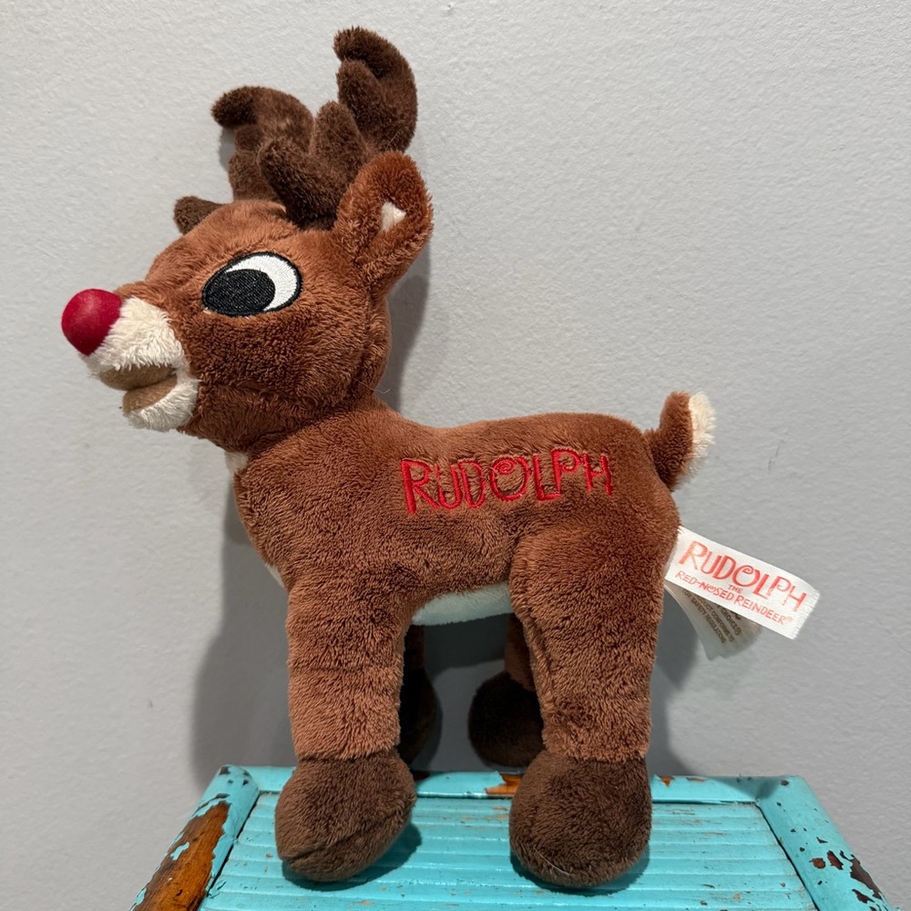 Rudolph the Red Nosed Reindeer Plush Dan Dee 2009 Stuffed Animal Christmas 10”